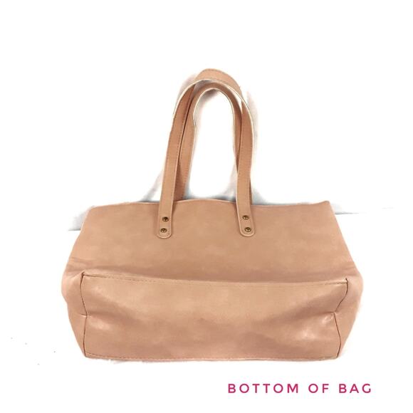 FASHION BAG Nude Pink Tote Bag Handbag Computer Bag Purse Travel Carry On Work - Picture 8 of 8